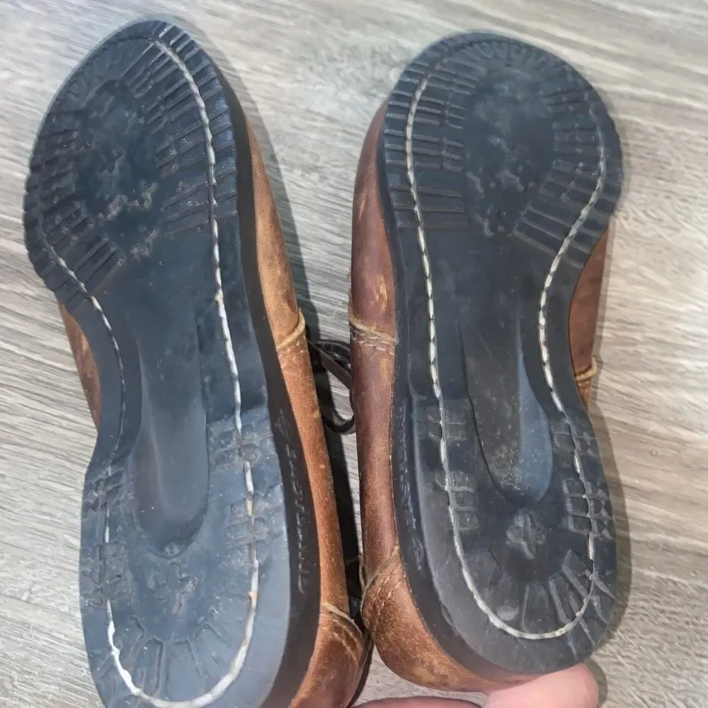 Kid's Eastland Brown Leather Oxford Shoes